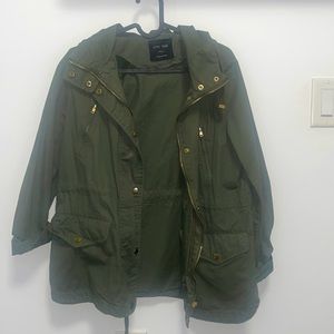 Green army jacket